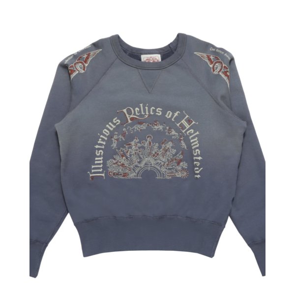画像2: 【Samuel Zelig(サミュエルゼリグ)】Medieval Crewneck/ Pale Blue