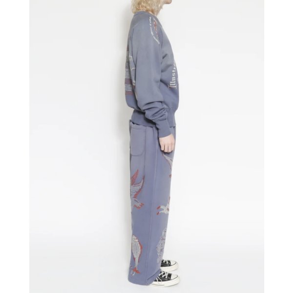 画像11: 【Samuel Zelig(サミュエルゼリグ)】Medieval Crewneck/ Pale Blue