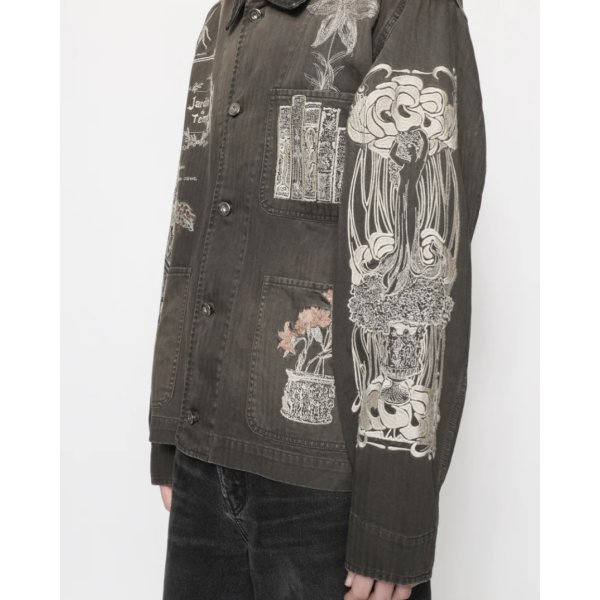 画像9: 【Samuel Zelig(サミュエルゼリグ)】Jardin Chore Jacket/ Faded Black