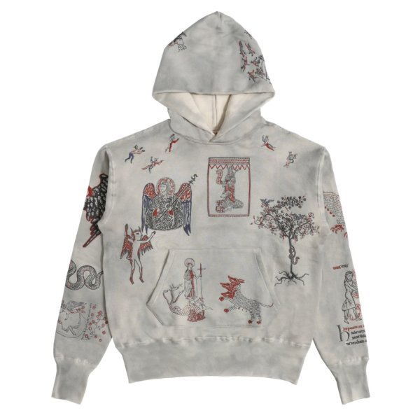 画像1: 【Samuel Zelig(サミュエルゼリグ)】Medieval Hoodie/ Smoke Grey