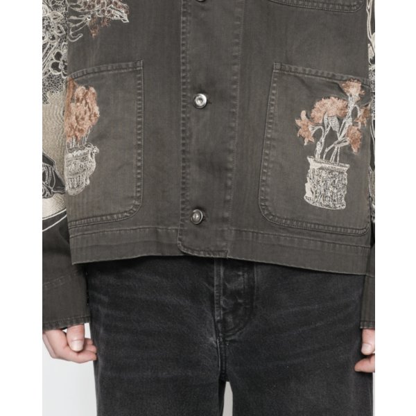 画像8: 【Samuel Zelig(サミュエルゼリグ)】Jardin Chore Jacket/ Faded Black