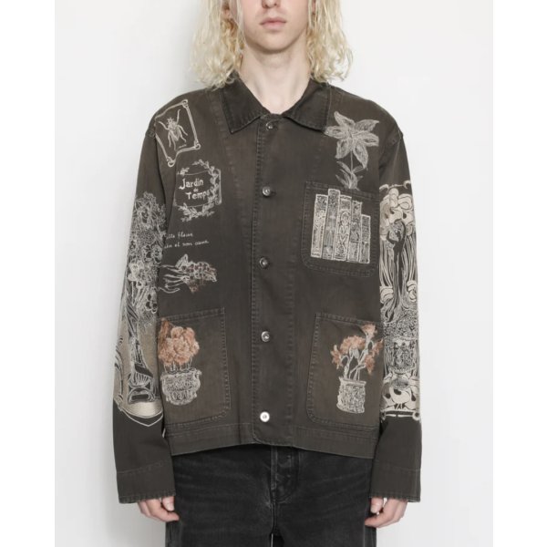画像1: 【Samuel Zelig(サミュエルゼリグ)】Jardin Chore Jacket/ Faded Black
