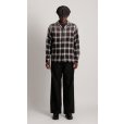 画像7: 【T.T(Taiga Takahashi)】Lot.101 Open Collar Shirt / BLEACHED GRAY PLAID