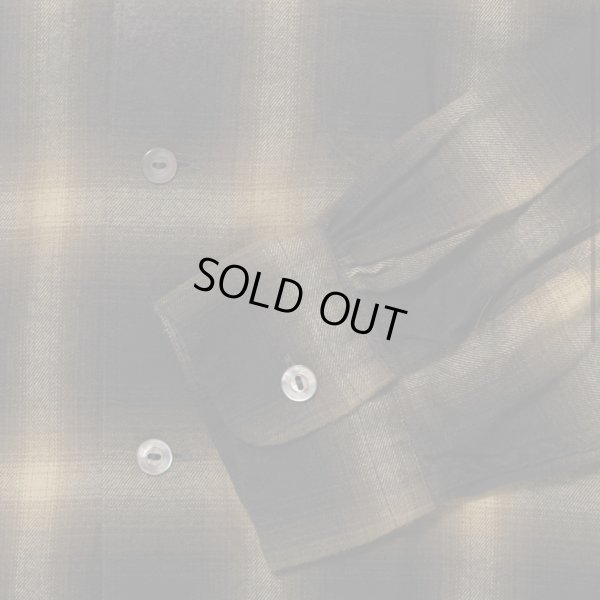 画像4: 【T.T(Taiga Takahashi)】Lot.101 Open Collar Shirt / BLEACHED BEIGE PLAID