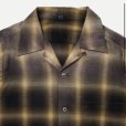 画像3: 【T.T(Taiga Takahashi)】Lot.101 Open Collar Shirt / BLEACHED BEIGE PLAID