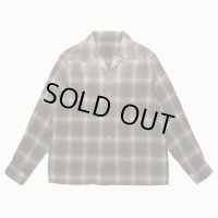 【T.T(Taiga Takahashi)】Lot.101 Open Collar Shirt / BLEACHED BEIGE PLAID