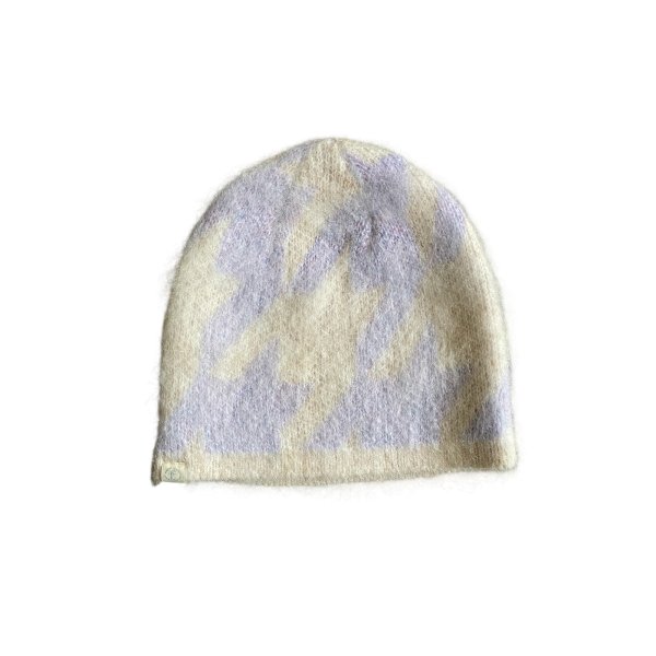 画像1: 【FAF(エフエーエフ)】Houndstooth Mohair Beanie ”Pink”