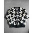 画像1: 【FAF(エフエーエフ)】Houndstooth Cardigan　””Black” (1)