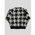 画像4: 【FAF(エフエーエフ)】Houndstooth Cardigan　””Black” (4)