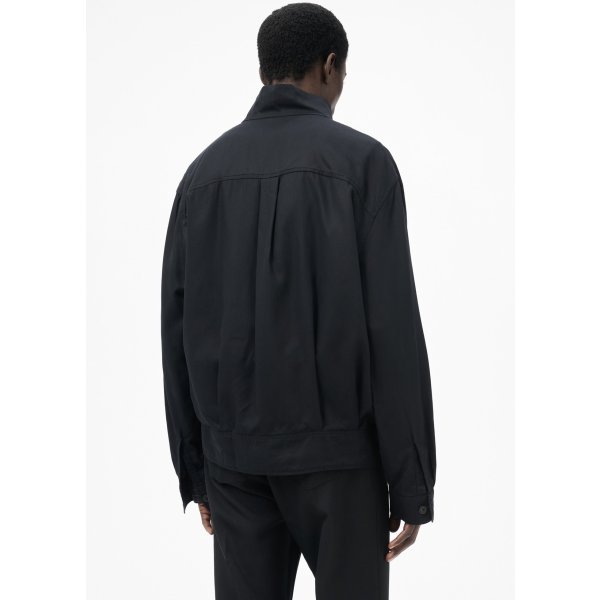 画像6: 【OUR LEGACY(アワーレガシー)】MOCK BOMBER/ Draping Black Lyocell