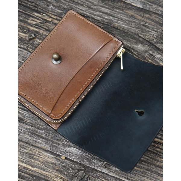 画像3: 【forme(フォルメ)】Change purse Cordovan/ Black