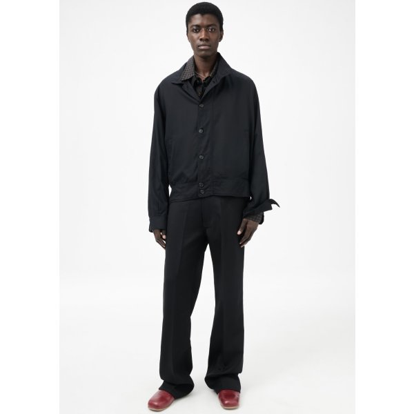 画像2: 【OUR LEGACY(アワーレガシー)】MOCK BOMBER/ Draping Black Lyocell