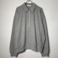 画像1: 【REVERBERATE(リバーバレイト)】HALF ZIPP THERMAL / GRAY (1)