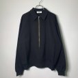 画像1: 【REVERBERATE(リバーバレイト)】HALF ZIPP THERMAL / BLACK (1)