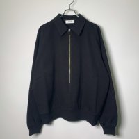 【REVERBERATE(リバーバレイト)】HALF ZIPP THERMAL / BLACK
