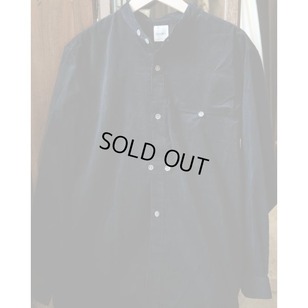 画像2: 【BISOWN(ビソウン)】LIGHT CORDUROY TYROLEAN SHIRTS/ BLACK