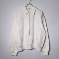 【REVERBERATE(リバーバレイト)】HALF ZIPP THERMAL / WHITE