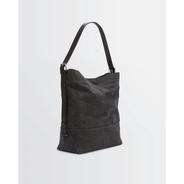 画像4: 【LEMAIRE(ルメール)】BELTED TOTE BAG COTTON TYE DYE/ Ash black