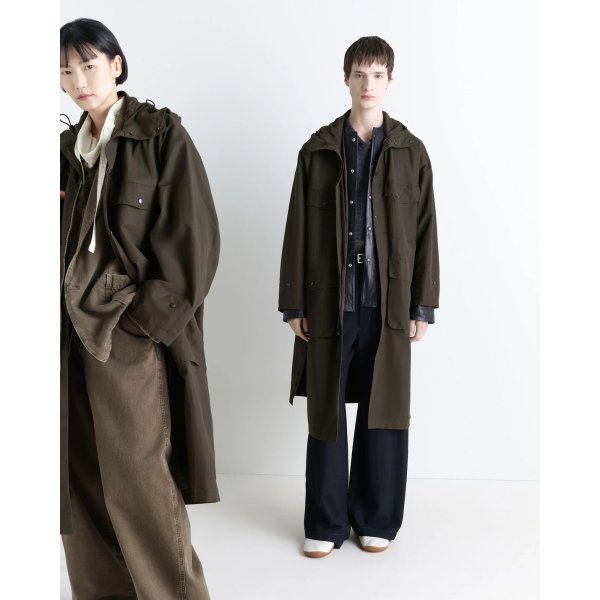 画像1: 【LEMAIRE(ルメール)】UTILITY RAINCOAT / DARK ESPRESSO