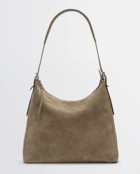 【LEMAIRE(ルメール)】BELTED HOBO BAG SUEDE LEATHER/ Pebble