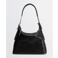 画像1: 【LEMAIRE(ルメール)】BELTED HOBO BAG PAPER LUX LEATHER/ Dark chocolate (1)