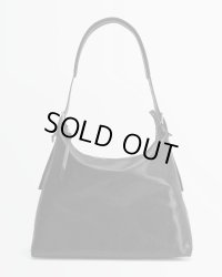 【LEMAIRE(ルメール)】BELTED HOBO BAG PAPER LUX LEATHER/ Dark chocolate