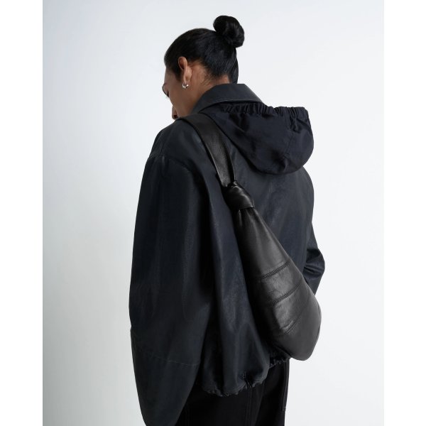 画像3: 【LEMAIRE(ルメール)】MEDIUM CROISSANT BAG SOFT NAPPA LEATHER/ BLACK