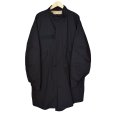 画像2: 【ANTHEM A(アンセムエー)】NYLON COTTON MILITARY OVER COAT/ BLACK (2)