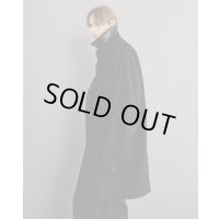 【ANTHEM A(アンセムエー)】NYLON COTTON MILITARY OVER COAT/ BLACK