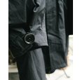 画像6: 【ANTHEM A(アンセムエー)】NYLON COTTON MILITARY OVER COAT/ BLACK (6)