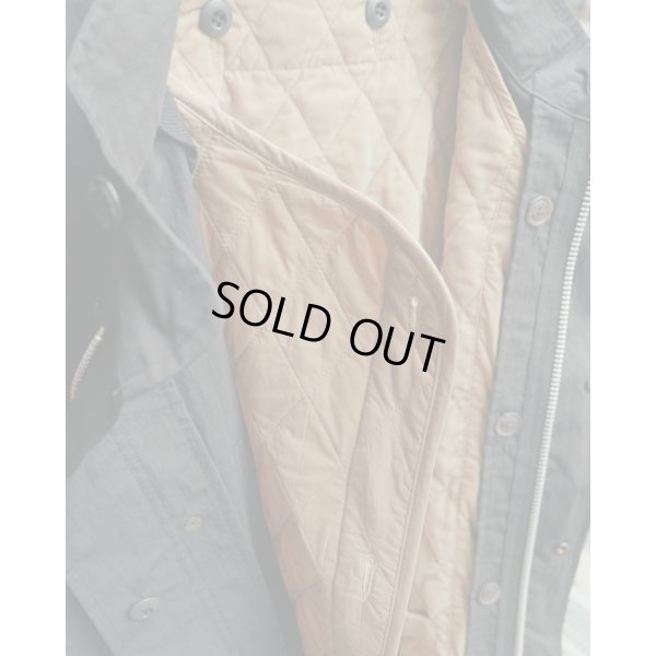 画像8: 【ANTHEM A(アンセムエー)】NYLON COTTON MILITARY OVER COAT/ BLACK