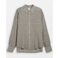 画像1: 【HOPE(ホープ)】Room Shirt/ Crinkled Grey Check (1)