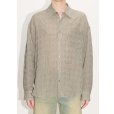画像2: 【HOPE(ホープ)】Room Shirt/ Crinkled Grey Check (2)