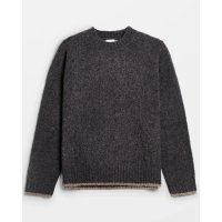 【HOPE(ホープ)】Box Sweater/ Blue Brown Melange Yak