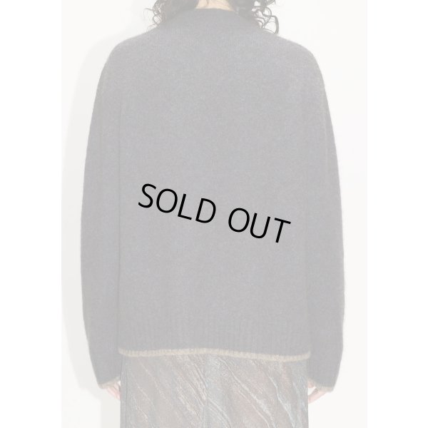 画像6: 【HOPE(ホープ)】Box Sweater/ Blue Brown Melange Yak