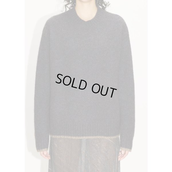画像5: 【HOPE(ホープ)】Box Sweater/ Blue Brown Melange Yak