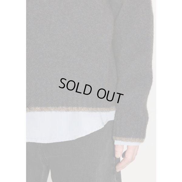 画像4: 【HOPE(ホープ)】Box Sweater/ Blue Brown Melange Yak