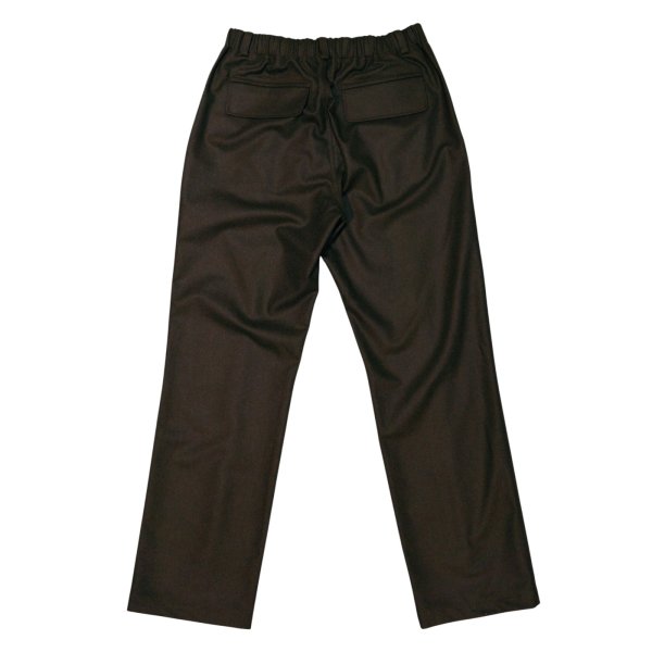 画像2: 【CREST(クレスト】Woollen Flannel Track Pants/ Brown