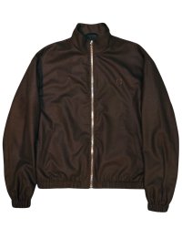 【CREST(クレスト)】Woollen Flannel Track Jacket/ Brown