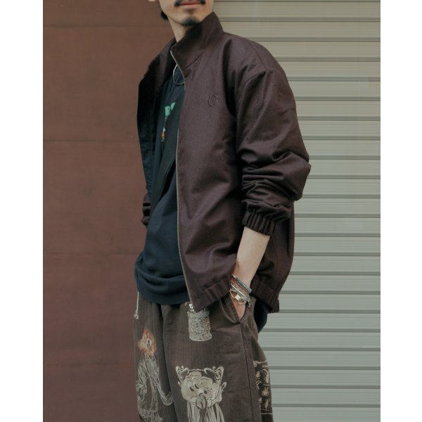 画像5: 【CREST(クレスト)】Woollen Flannel Track Jacket/ Brown