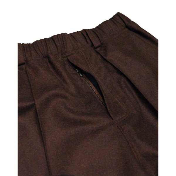 画像3: 【CREST(クレスト】Woollen Flannel Track Pants/ Brown