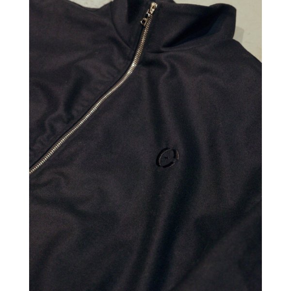 画像2: 【CREST(クレスト)】Woollen Flannel Track Jacket/ Black