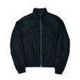 画像1: 【CREST(クレスト)】Woollen Flannel Track Jacket/ Black (1)