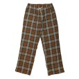画像1: 【CREST(クレスト】Flannel Relaxed Pants/ Brown (1)