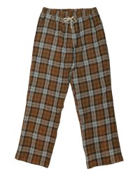 【CREST(クレスト】Flannel Relaxed Pants/ Brown