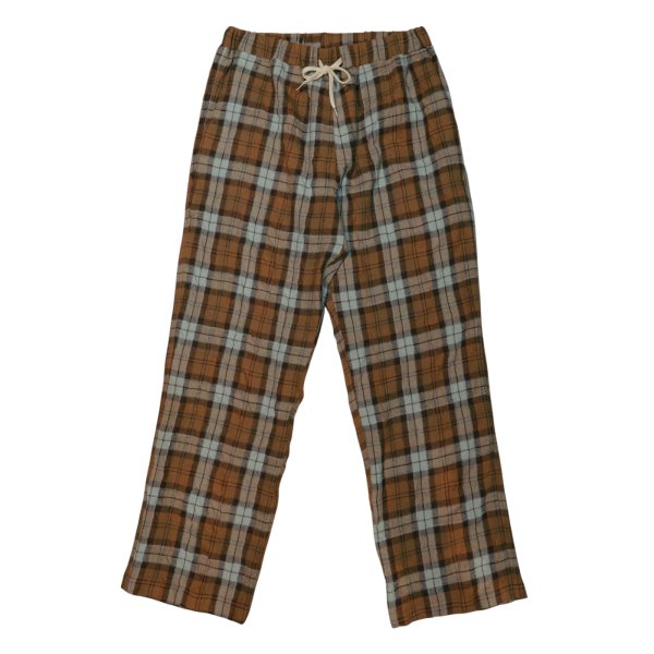 画像1: 【CREST(クレスト】Flannel Relaxed Pants/ Brown