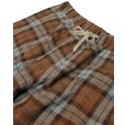 画像3: 【CREST(クレスト】Flannel Relaxed Pants/ Brown (3)