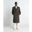 画像2: 【LEMAIRE(ルメール)】CHESTERFIELD COAT/ BLACK×BROWN MELANGE (2)