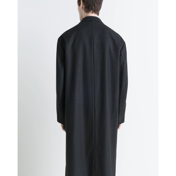 画像4: 【LEMAIRE(ルメール)】SOFT CHESTERFIELD COAT/ ANTHRACITE×GREY
