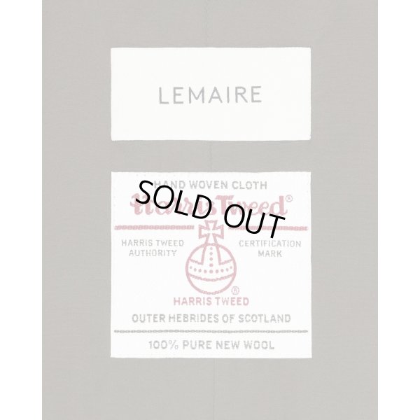 画像7: 【LEMAIRE(ルメール)】CHESTERFIELD COAT/ BLACK×STRAW MELANGE